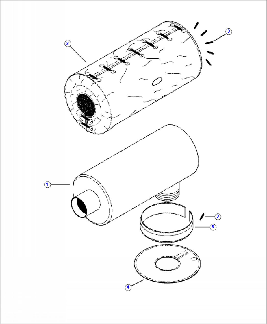 B1570-01A0 MUFFLER INSULATION