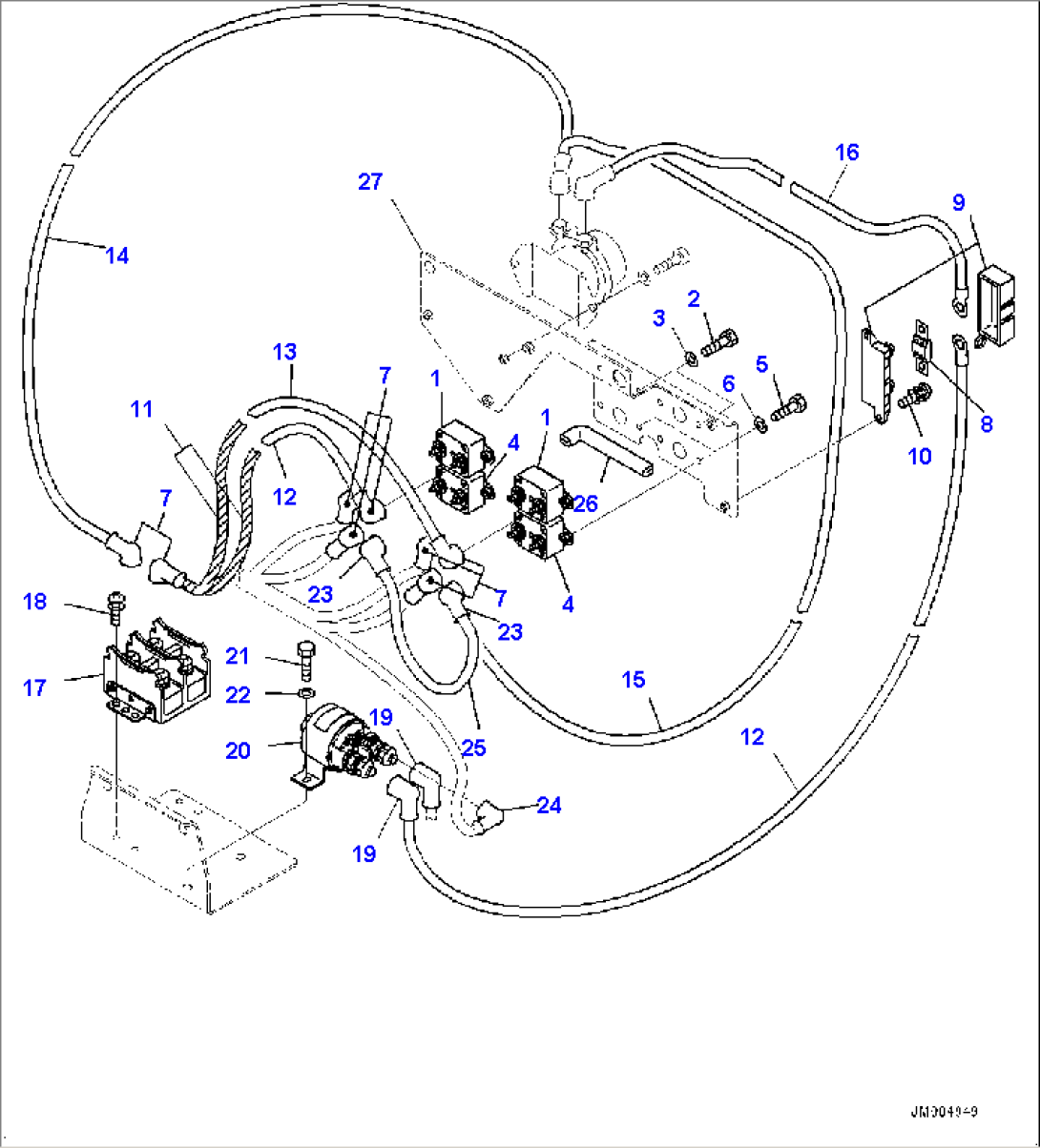 Battery and Battery Case Group, Circuit Breaker and Fuse (#2848-)