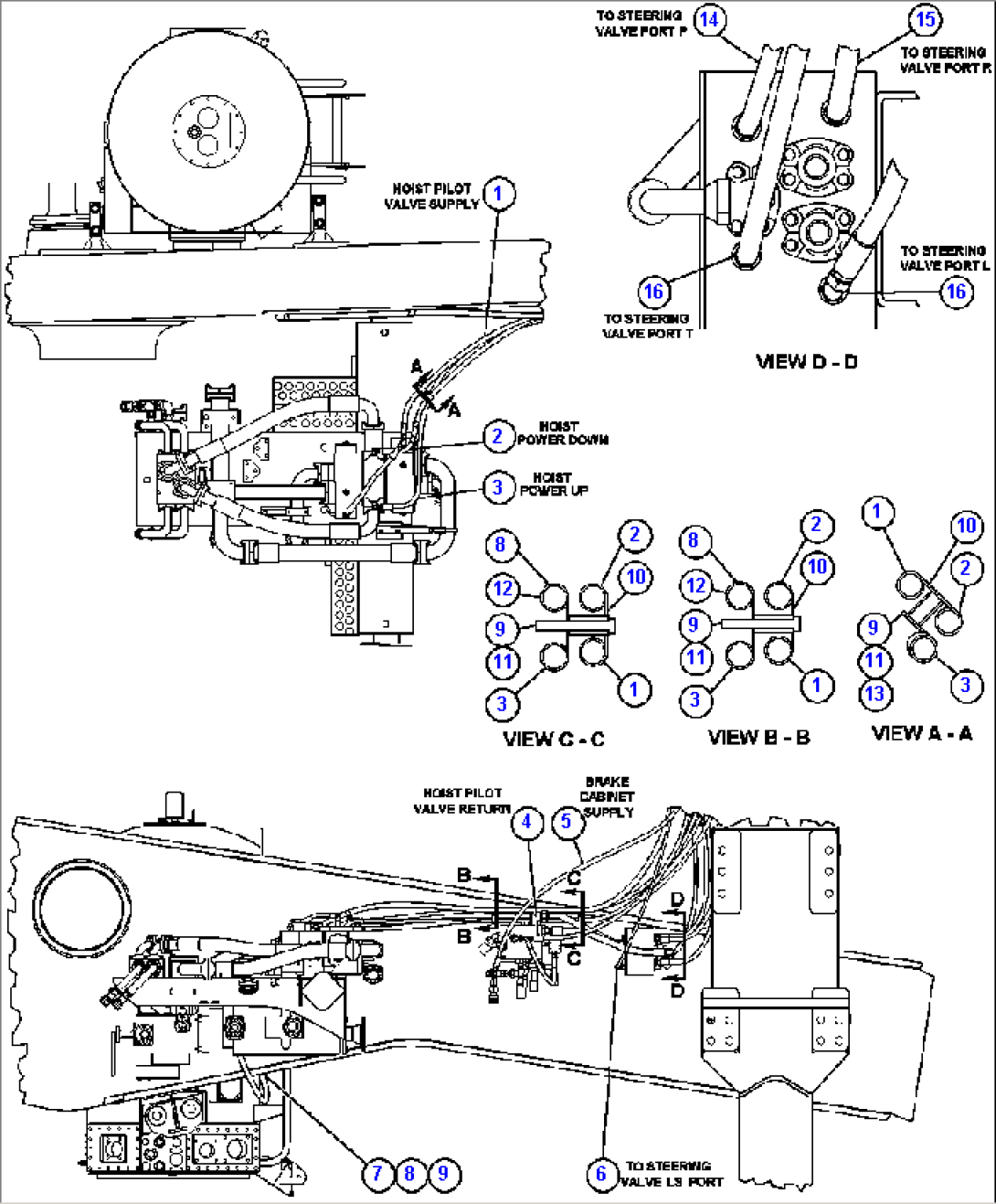 BRAKE CABINET PIPING - 1
