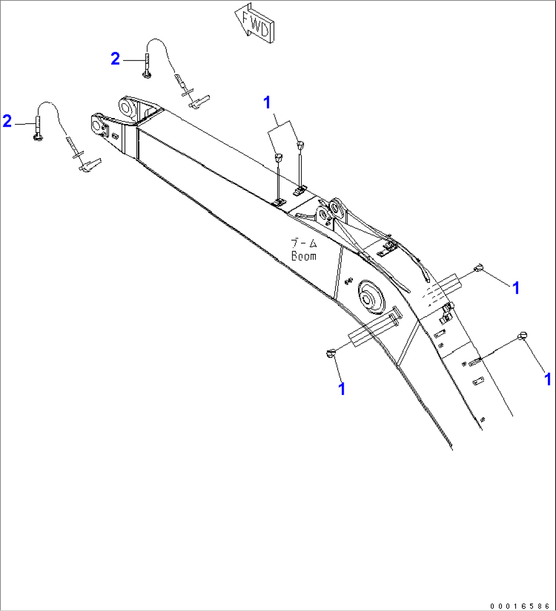 BOOM (5.7M) (PLUG) (WITH ROTATION ARM)