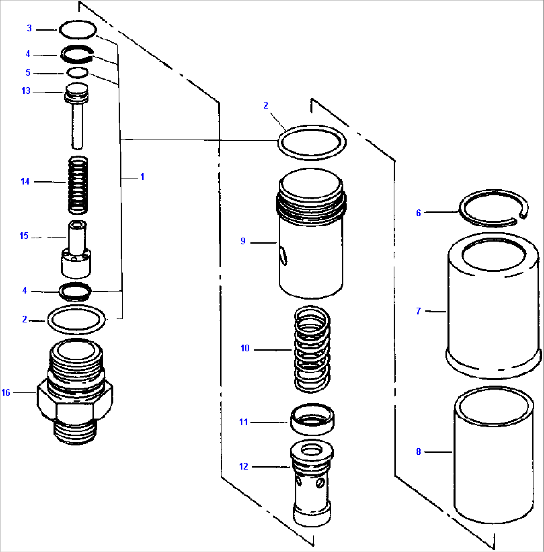 HYDRAULIC RESERVOIR VACUUM PRESSURE RELIEF VALVE - 3 5/8 IN. LONG OPTIONAL W/ VALVE ASSEMBLY 659078C91