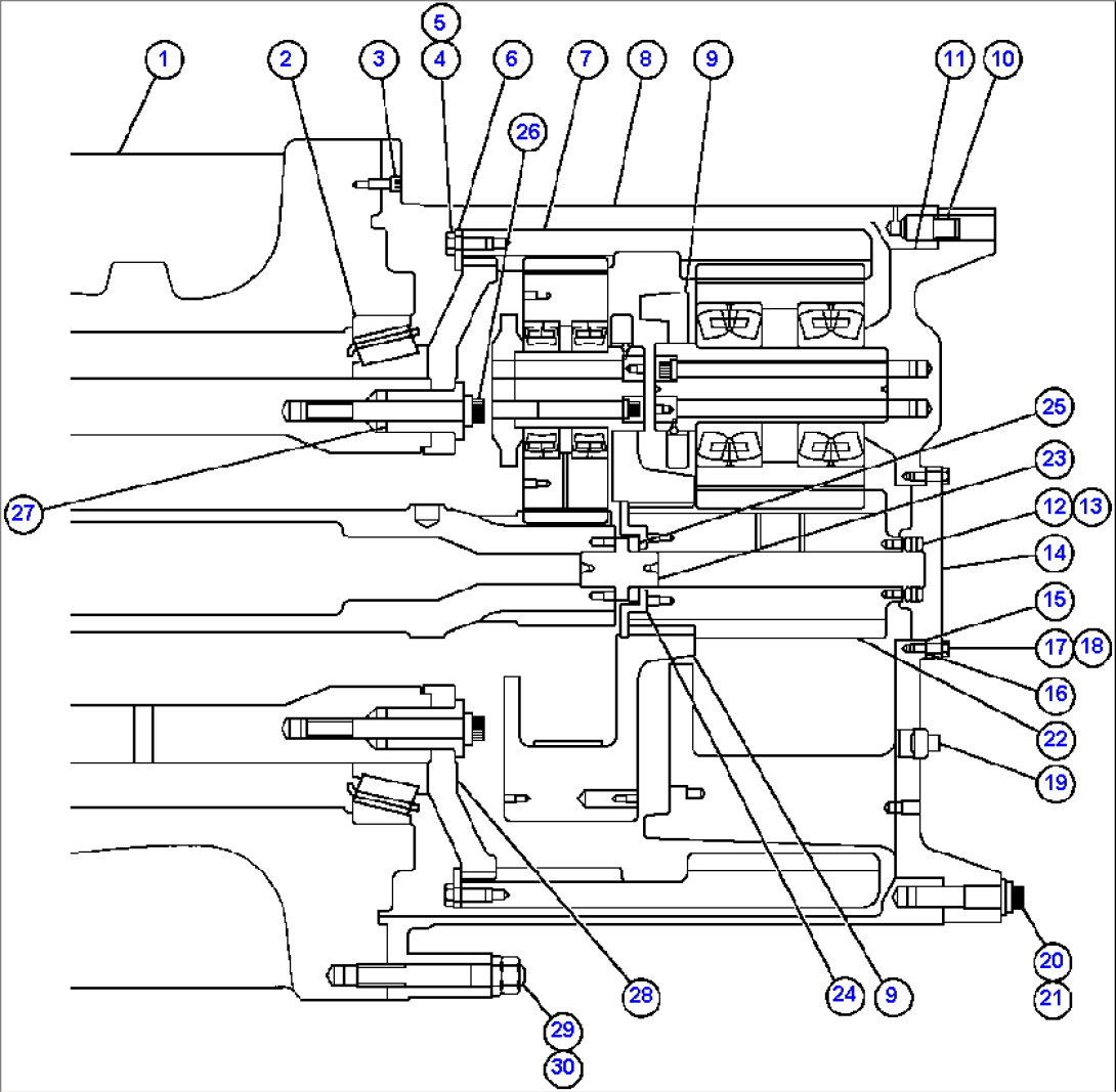 TRANSMISSION, MOTORIZED WHEEL - 1 (GE0699)