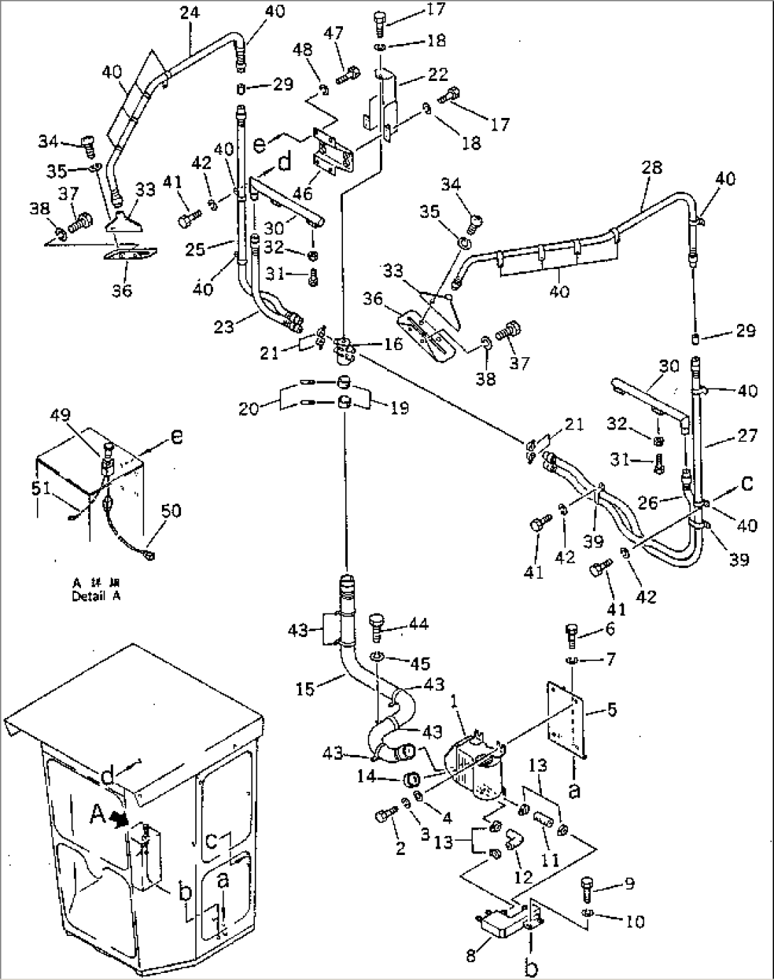 CAR HEATER PIPING