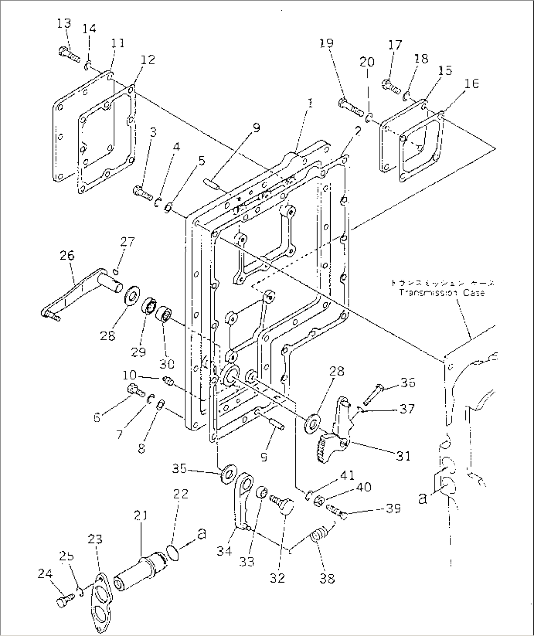 TRANSMISSION (CONTROL VALVE COVER)(#60001-60069)