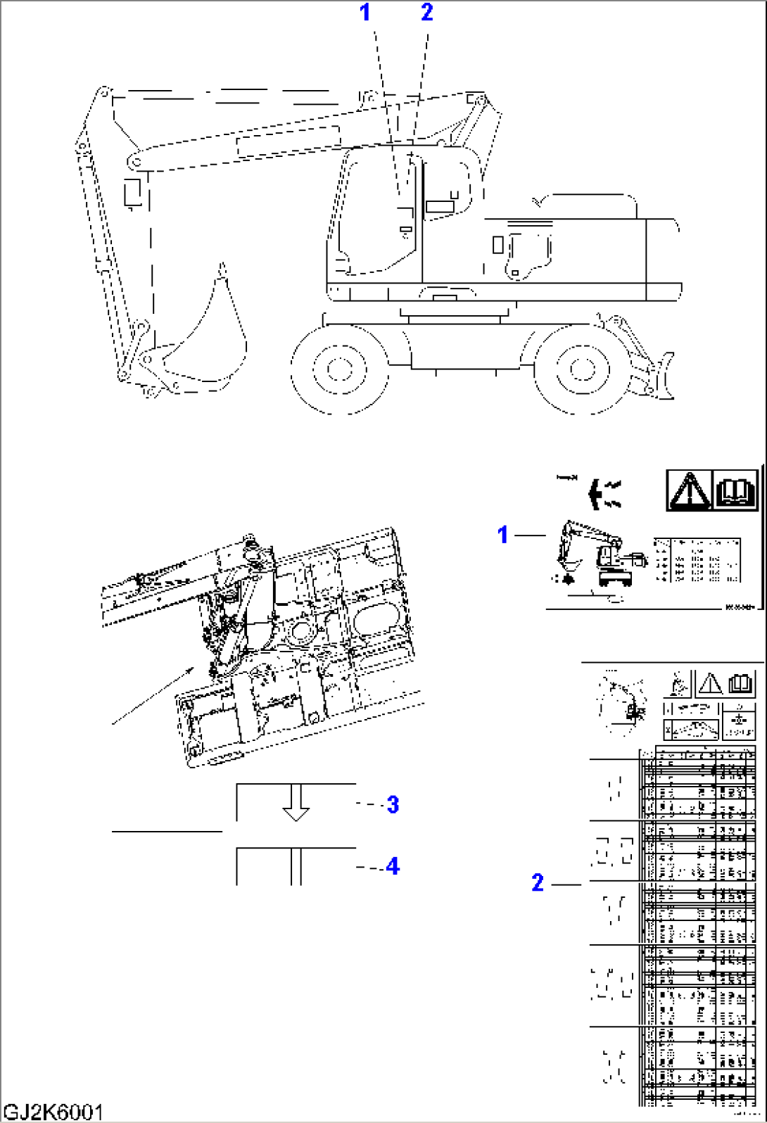 ADDITIONAL DECALS (TWO-PIECE BOOM)