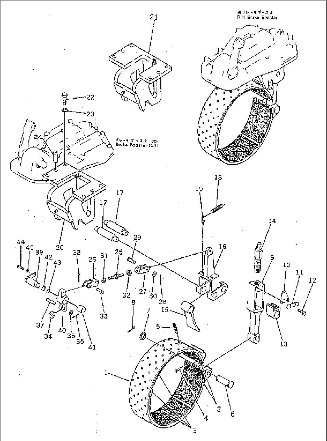 BRAKE BAND AND LINKAGE