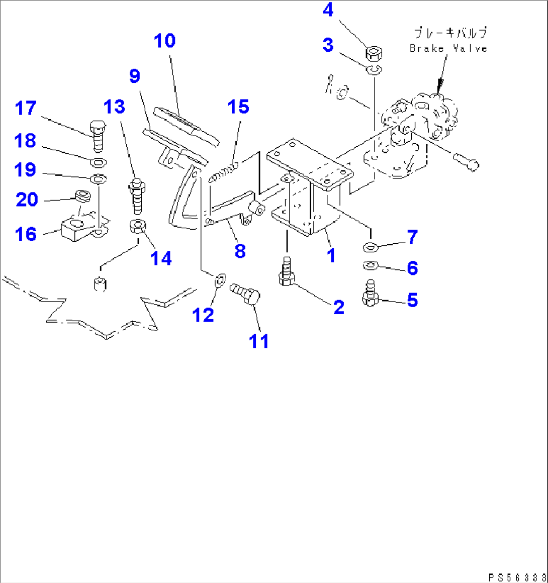 BRAKE PEDAL(#4001-4500)