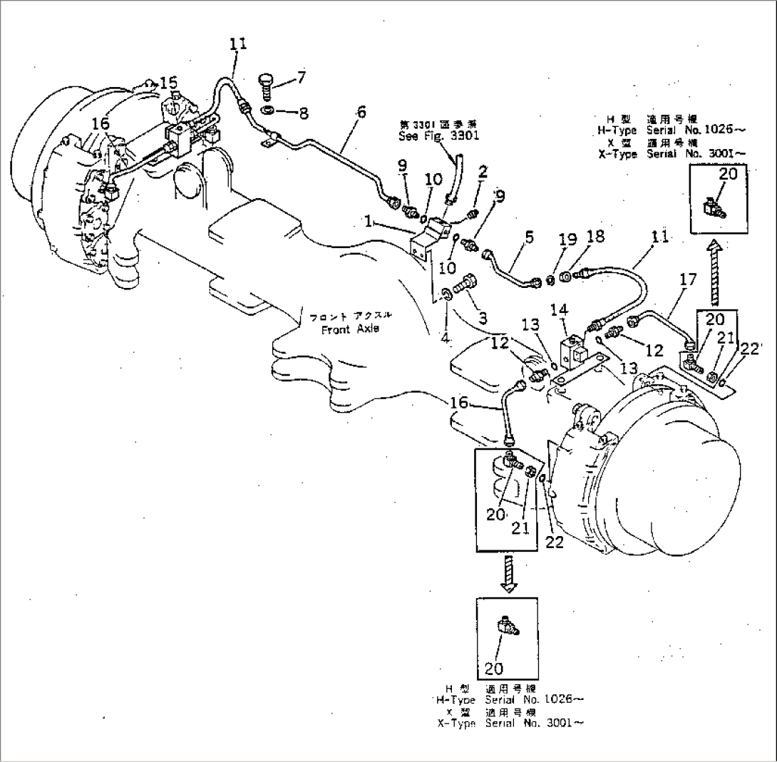 BRAKE PIPING (FRONT LINE)