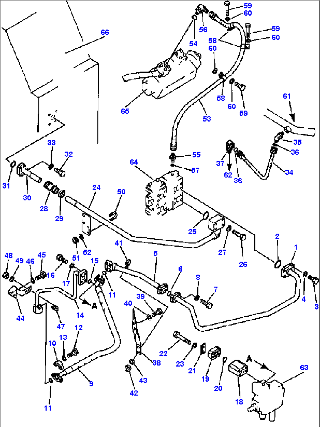 GROUND DRIVEN STEERING PIPING (3/3)