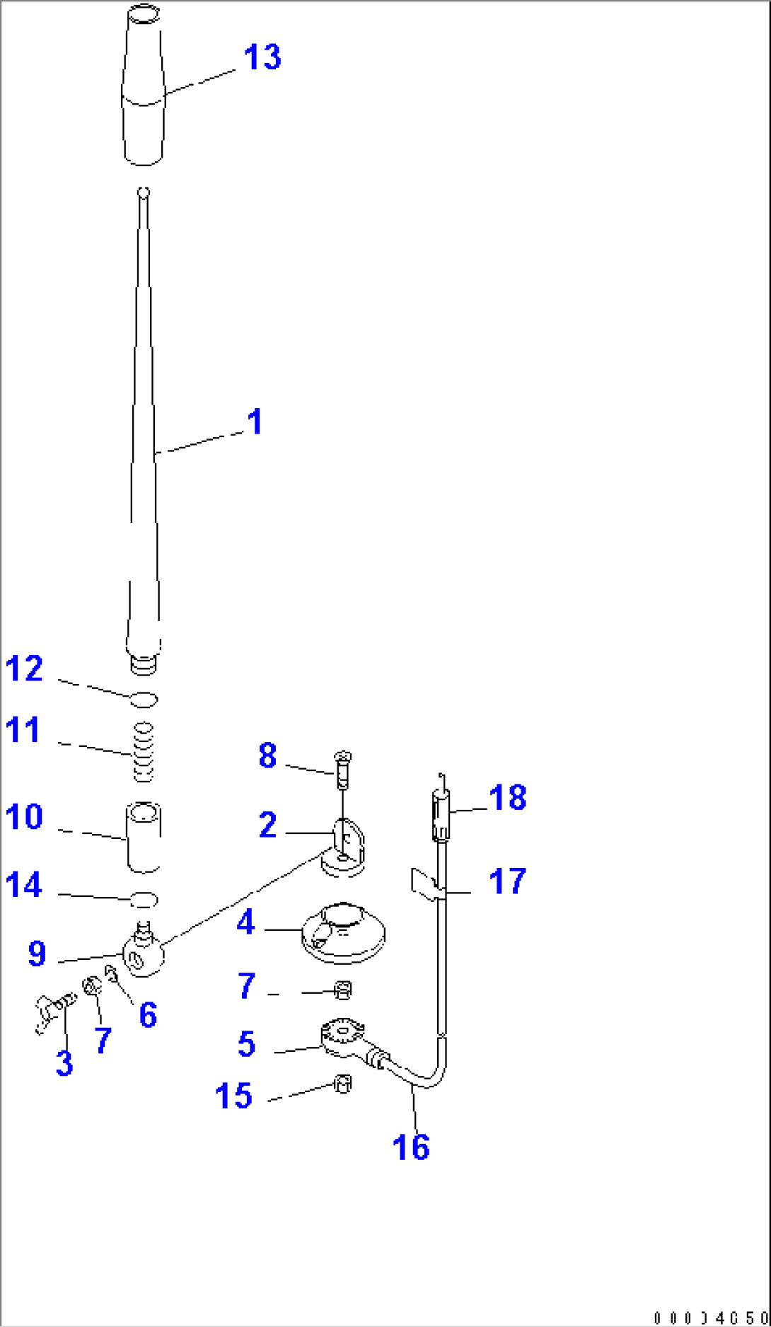 RUBBER ANTENNA(#60023-)