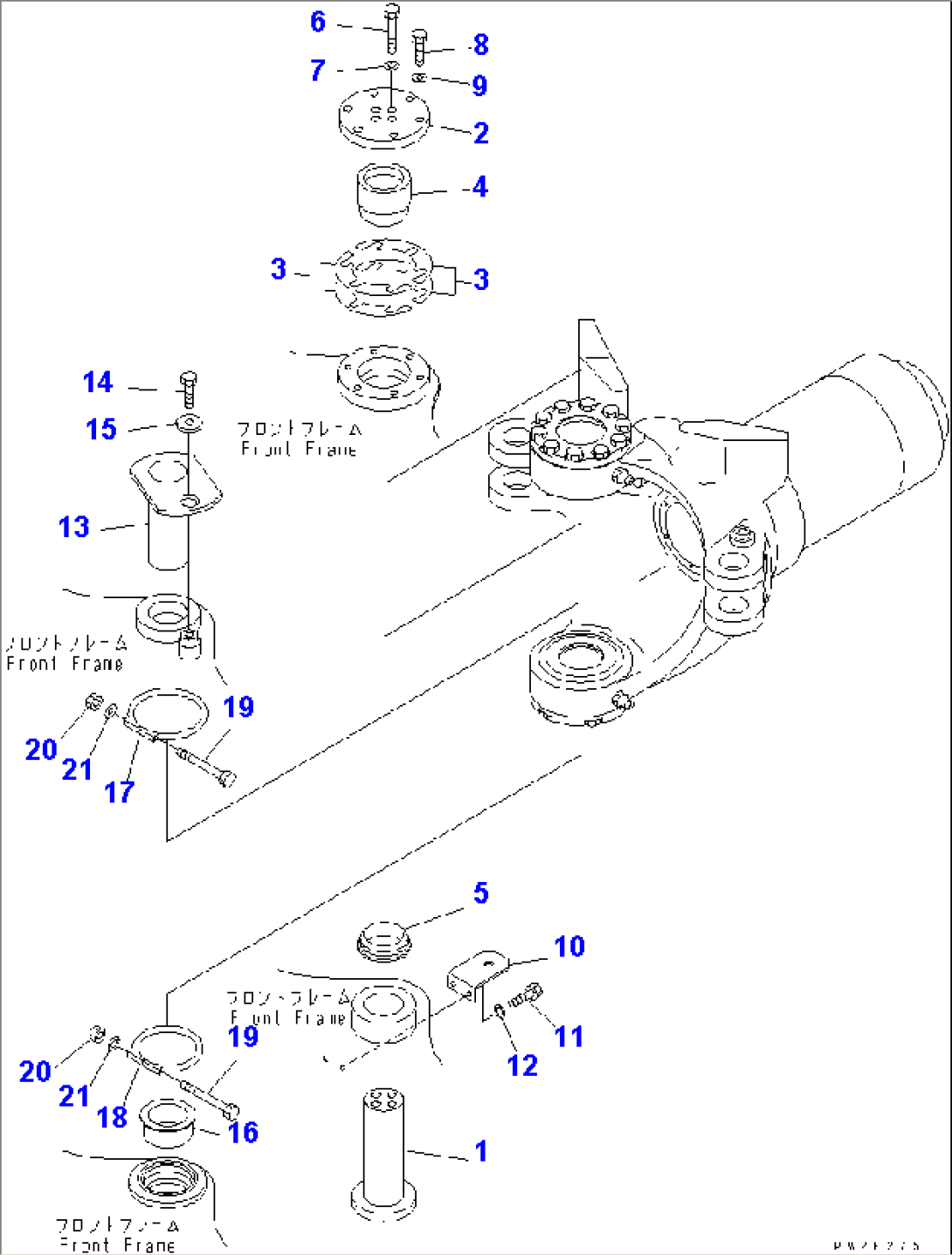 HINGE PIN (FOR HITCH FRAME)