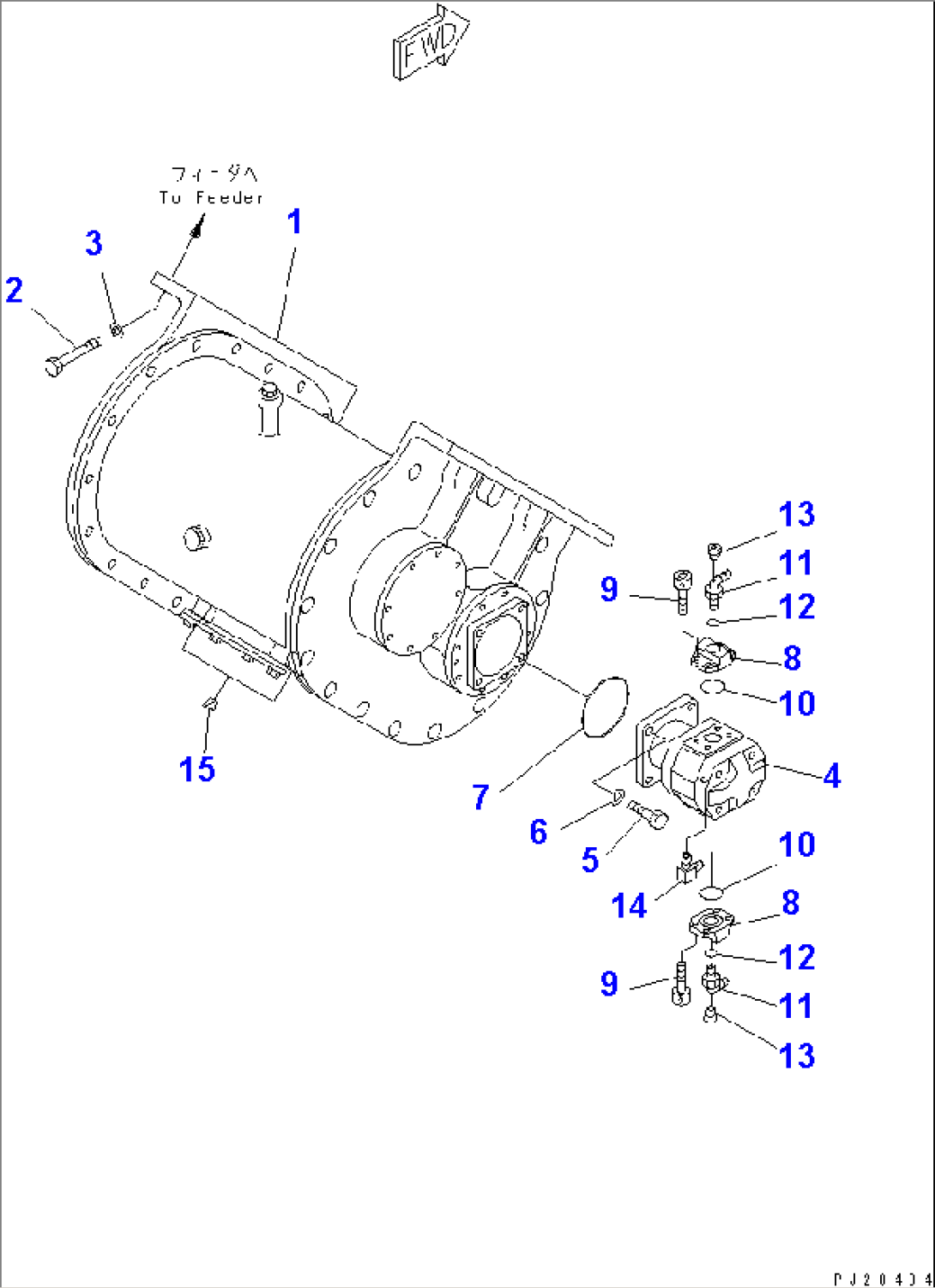 VIBRATOR (FEEDER MOTOR AND RELATED PARTS)