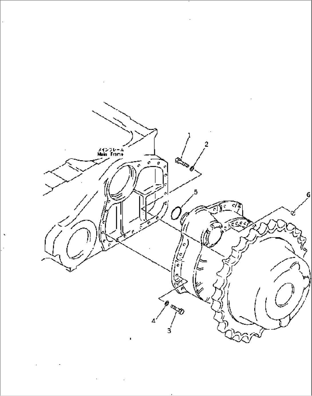 FINAL DRIVE (MOUNT)(#3001-)