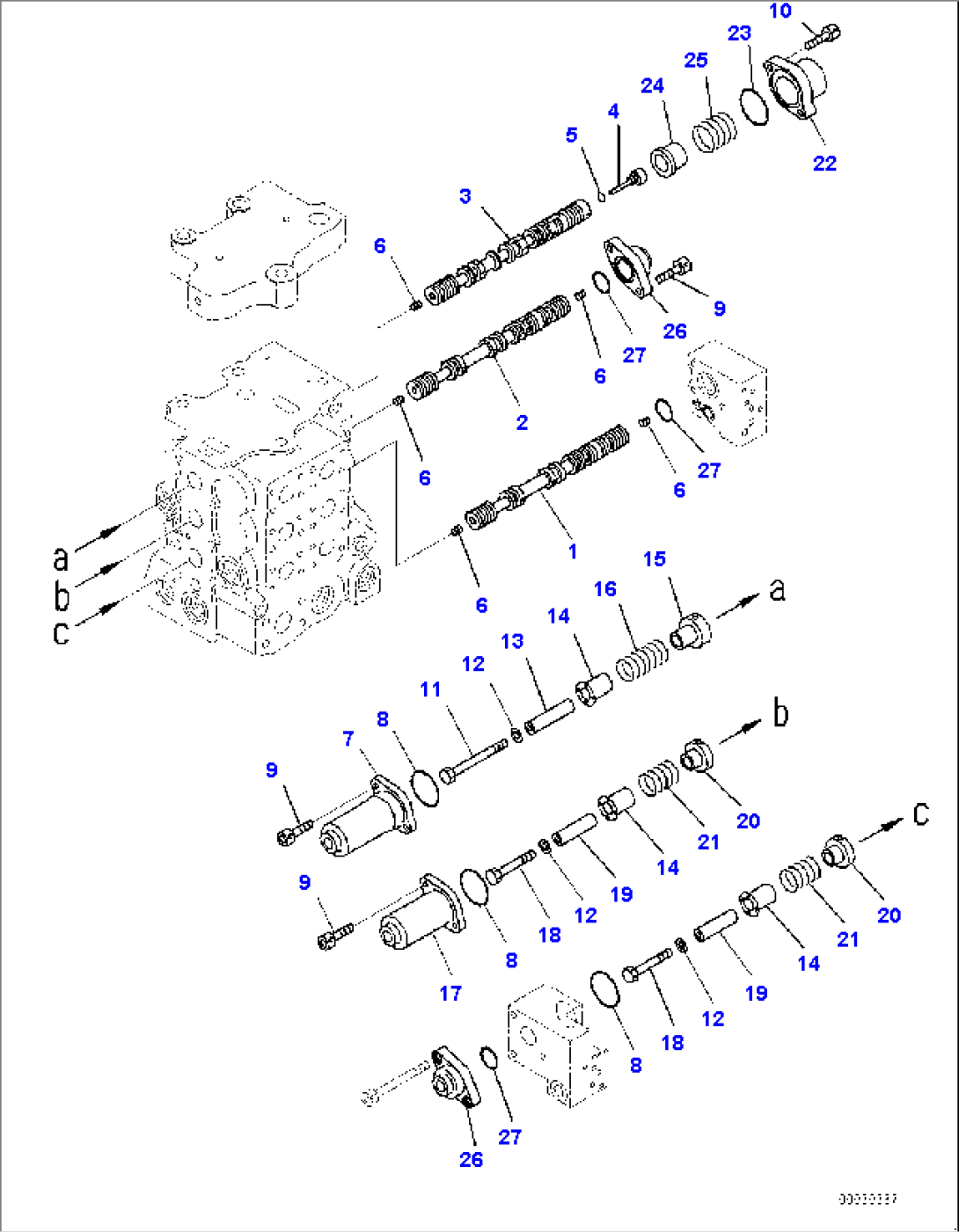 Fender, Control Valve (2/7) (#11609-)