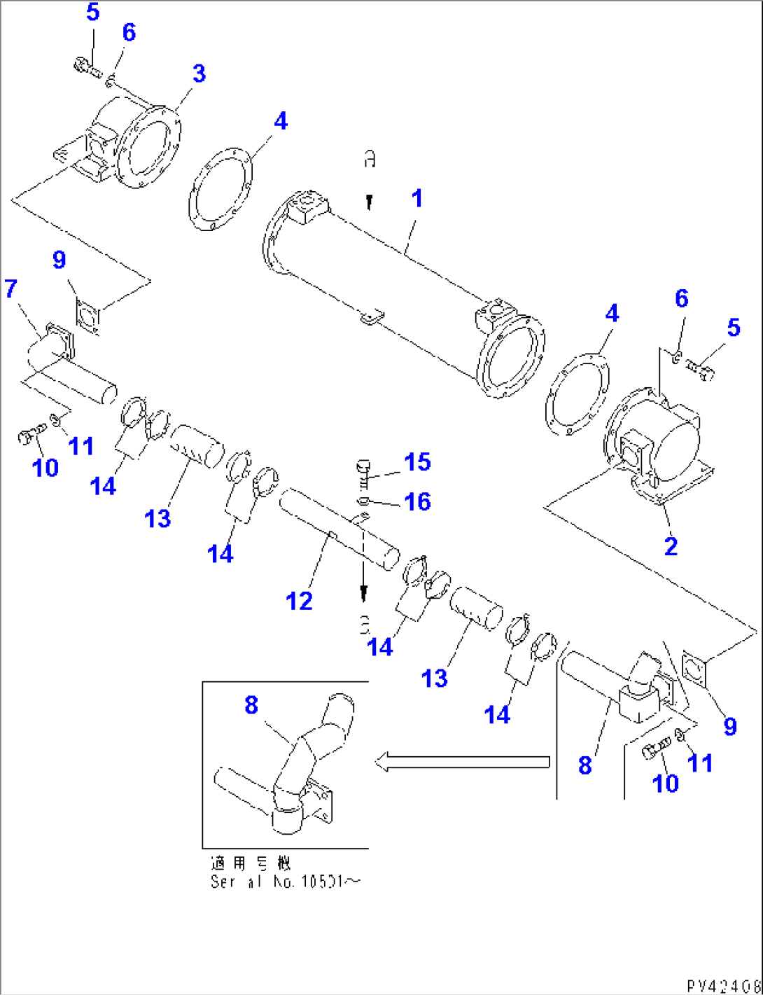 OIL COOLER (FOR TORQFLOW OIL)