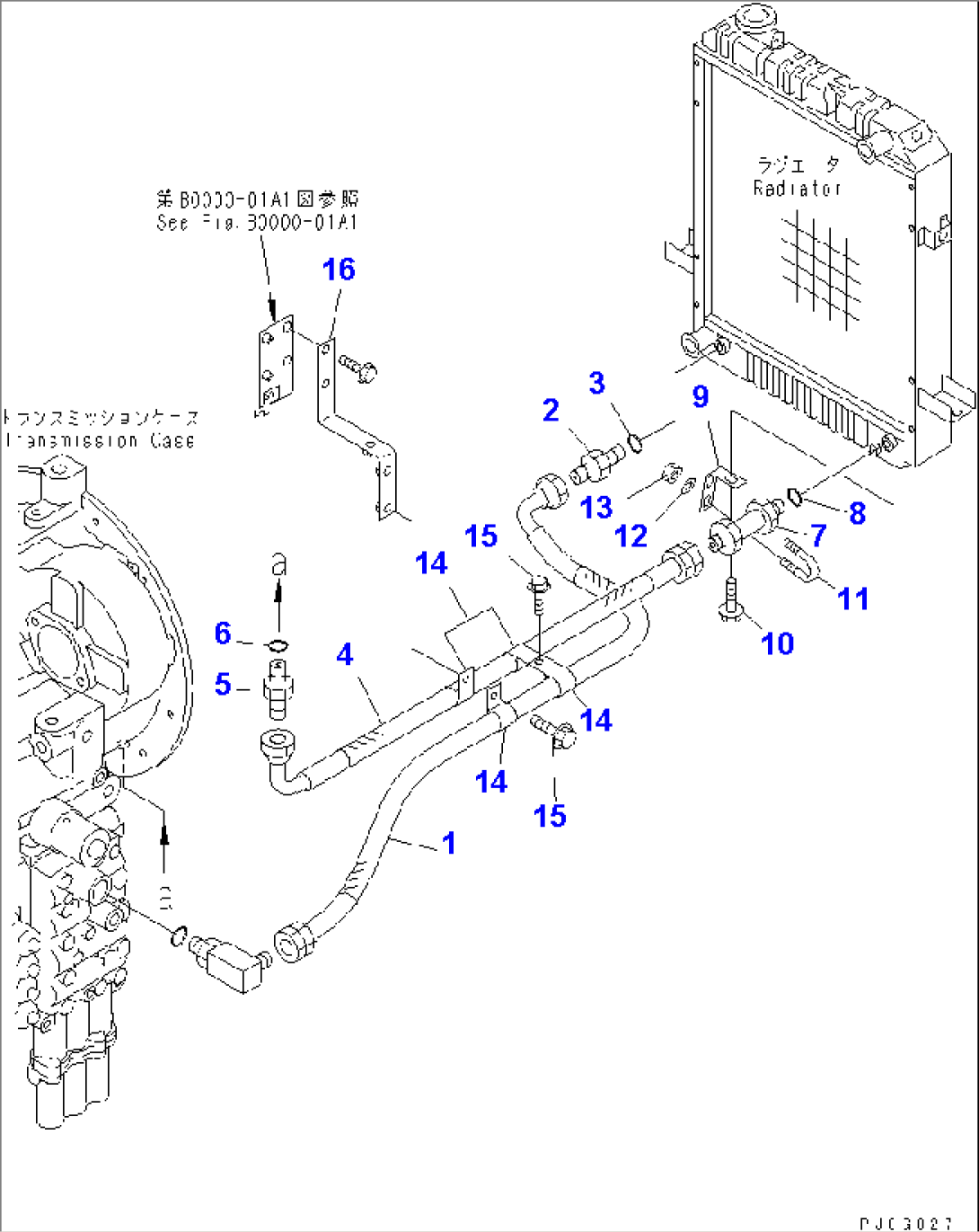 TRANSMISSION PIPING (TORQUE CONVERTER AND TRANSMISSION LINE)(#63111-)