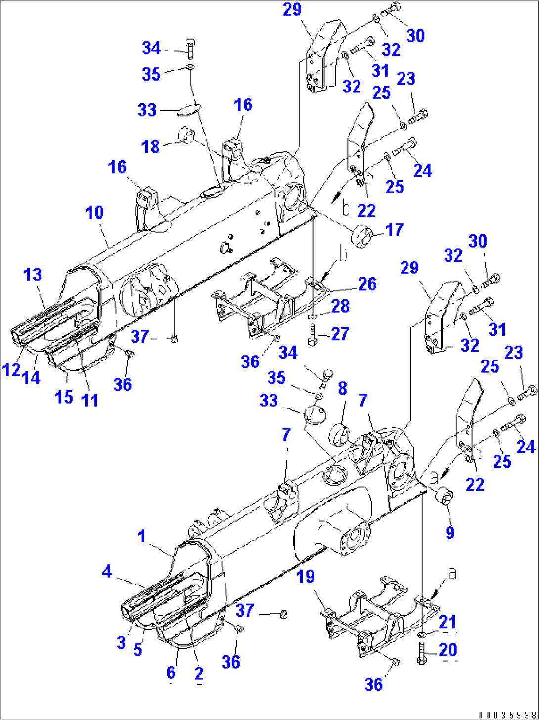 TRACK FRAME (FOR WIDE GAUGE)