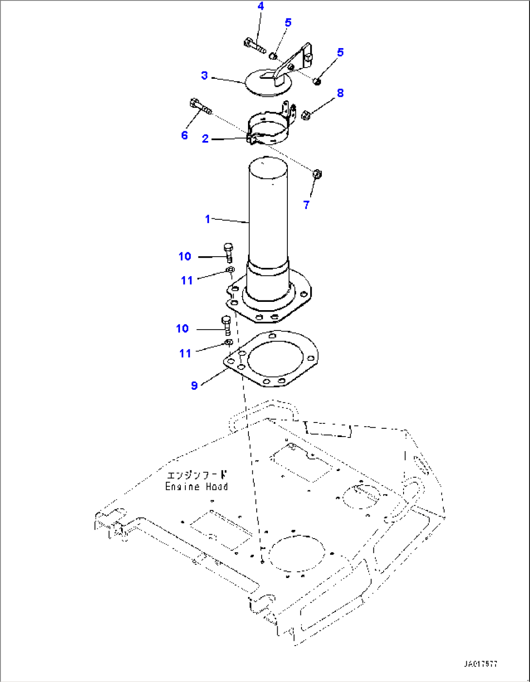 Exhaust Pipe (#22083-)