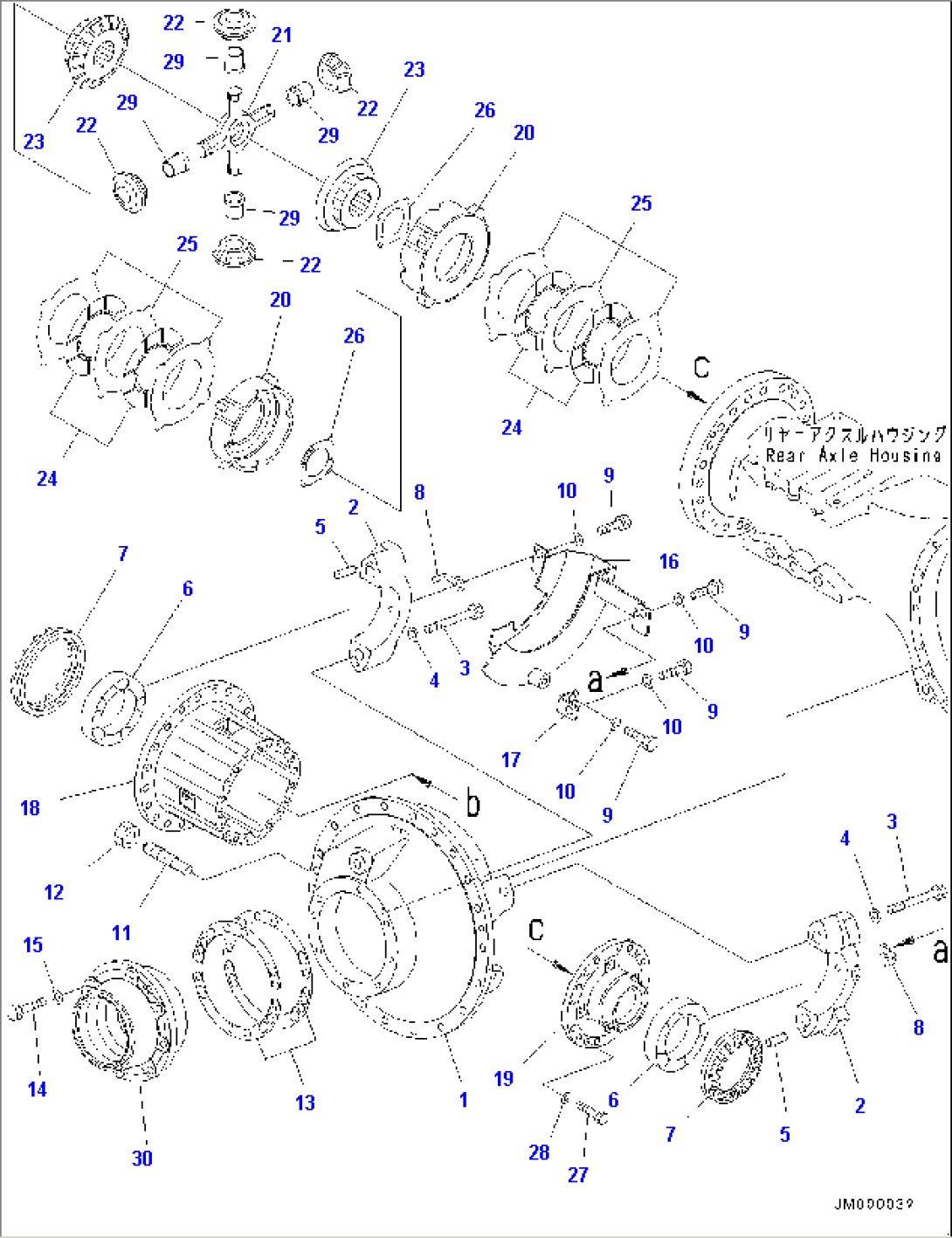 Rear Axle, Differential (#2785-)