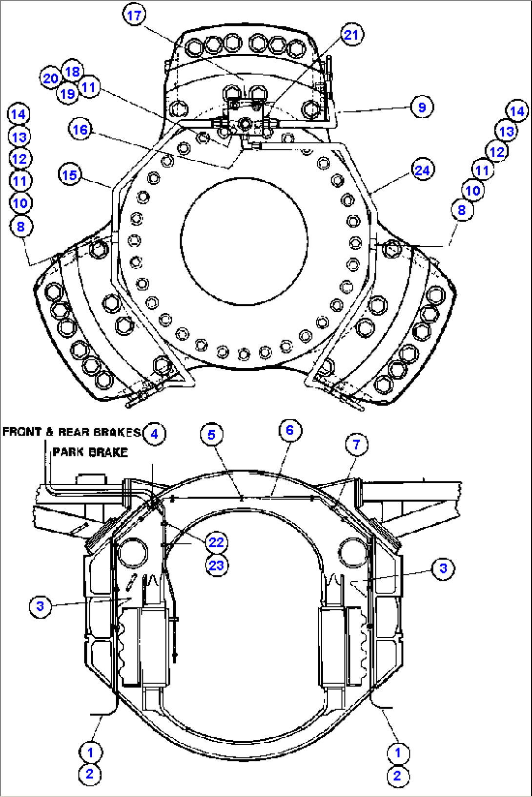 FRONT BRAKE PIPING