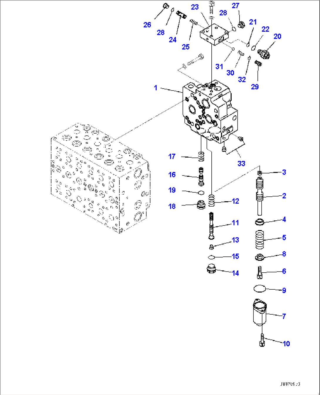 Control Valve, Inner Parts (13/22) (#80001-)