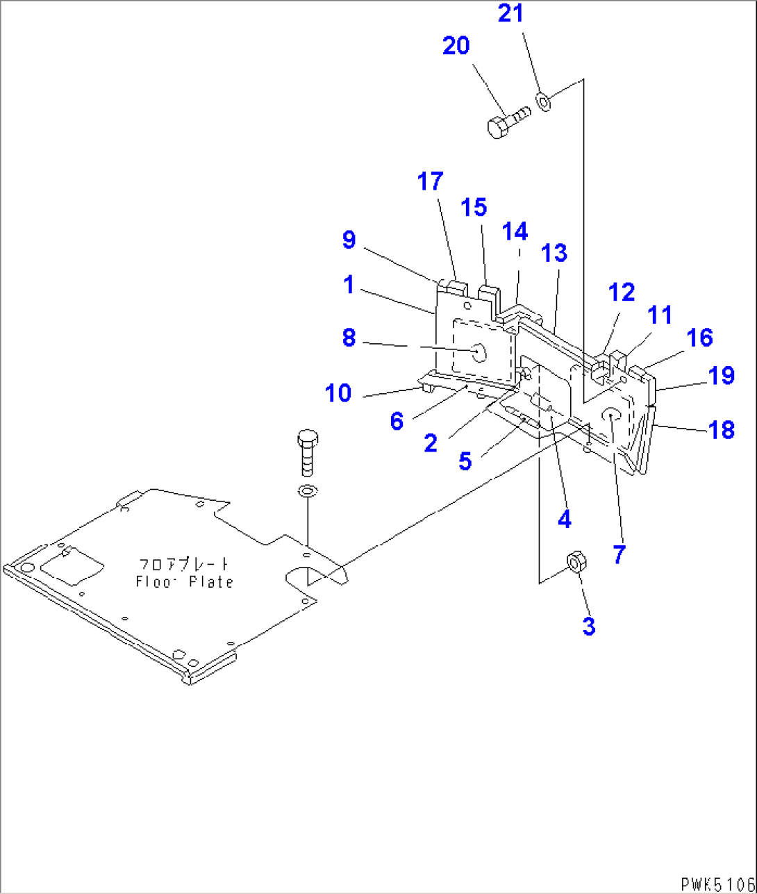 SEAT FRONT COVER (WITH ROPS CAB)(#61132-61168)