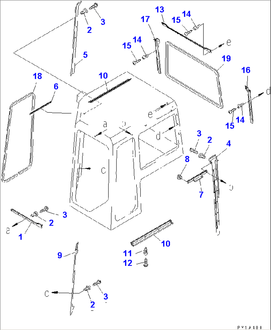 STEEL CAB (7/10) (FURNITURE IN CAB)