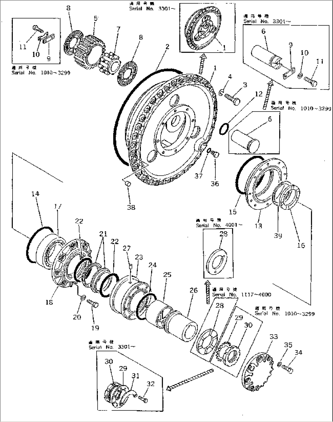 FINAL DRIVE GEAR AND SHAFT (2/2)