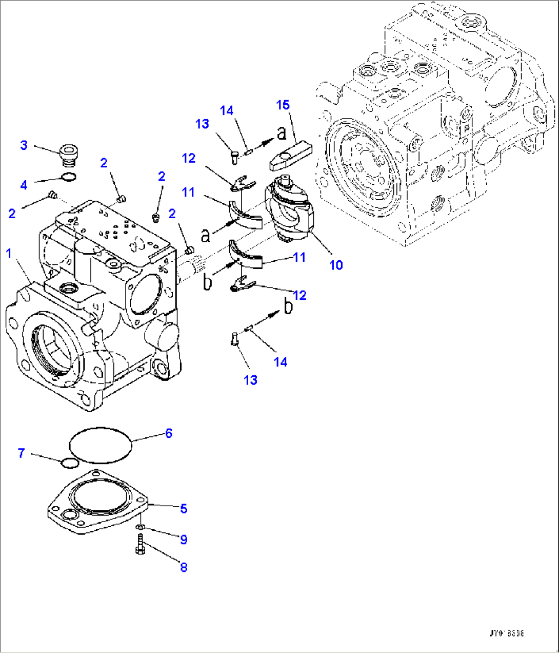 Hydraulic Pump, HST Pump (1/11) (#30001-)