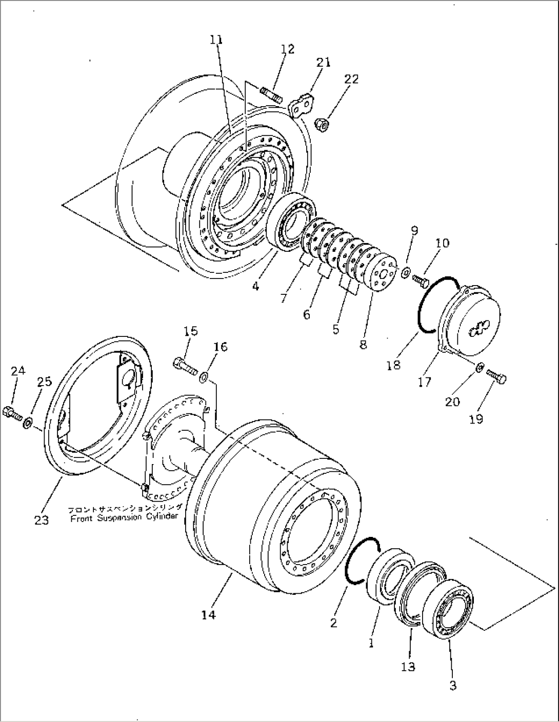 FRONT AXLE(#2001-2136)