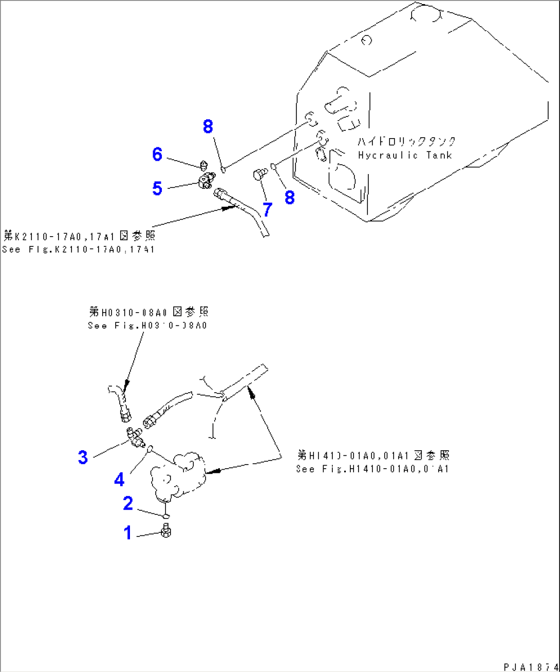 STEERING LINE (P.P.C. ELBOW) (FOR CLUTCH AND BRAKE)