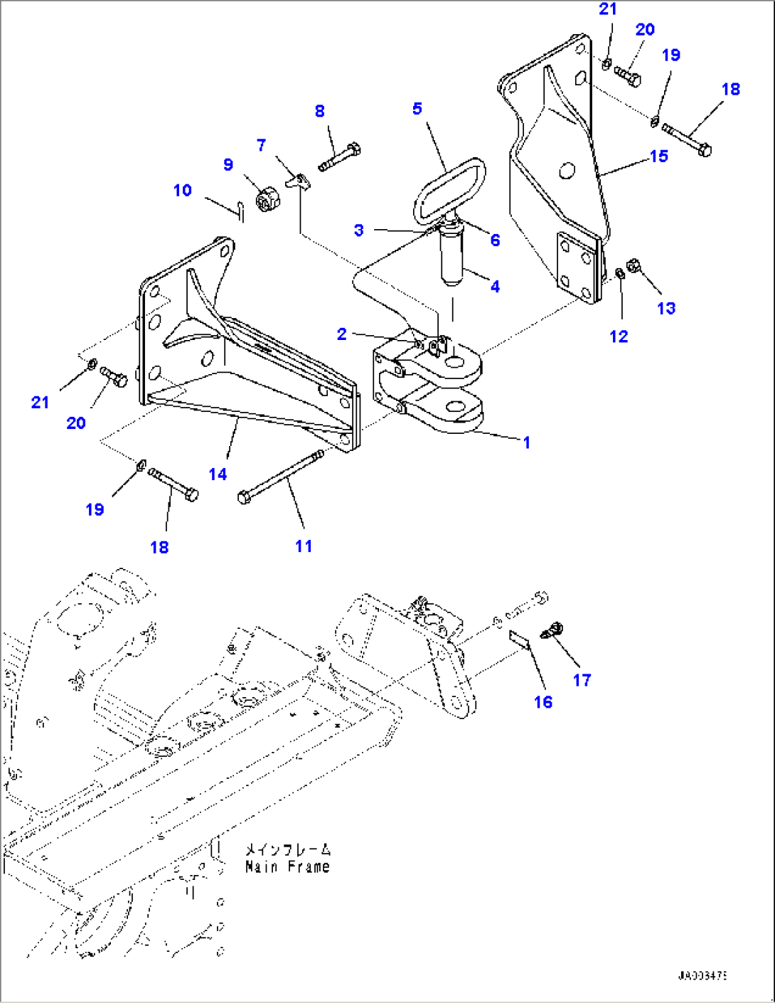 Drawbar (#80001-)
