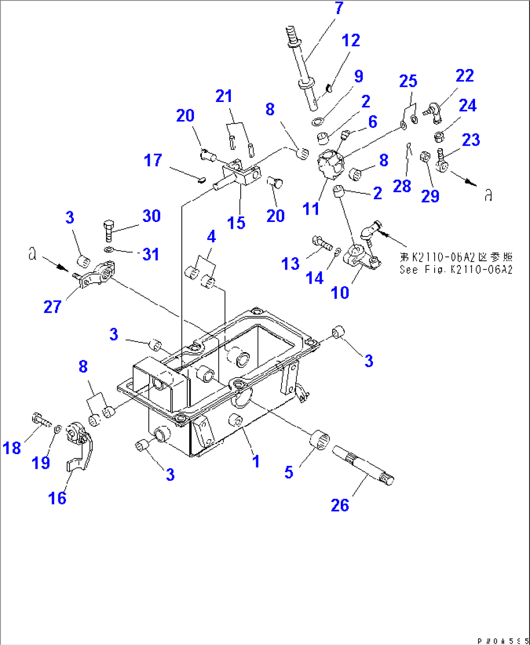 FLOOR FRAME (SPEED CONTROL) (1/2) (FOR CLUTCH & BRAKE)