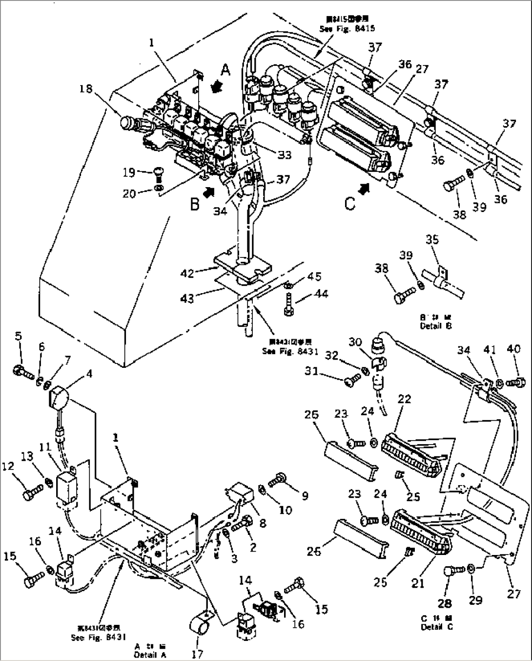 ELECTRICAL SYSTEM (CONSOLE BOX¤ R.H.) (TBG/ABE SPEC.)(#10484-19999)
