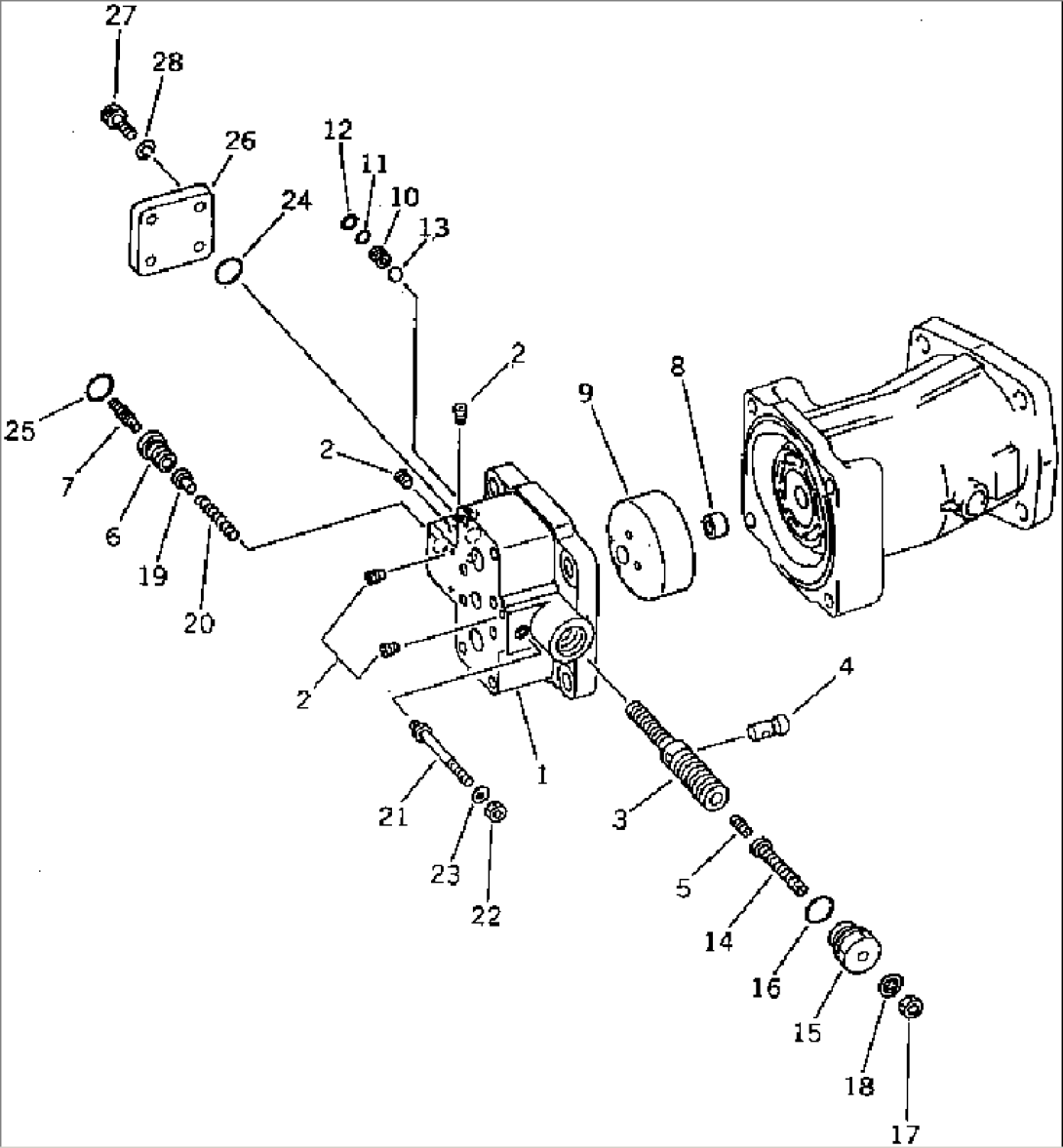 TRAVEL MOTOR (MOTOR 2/2) (3/5)