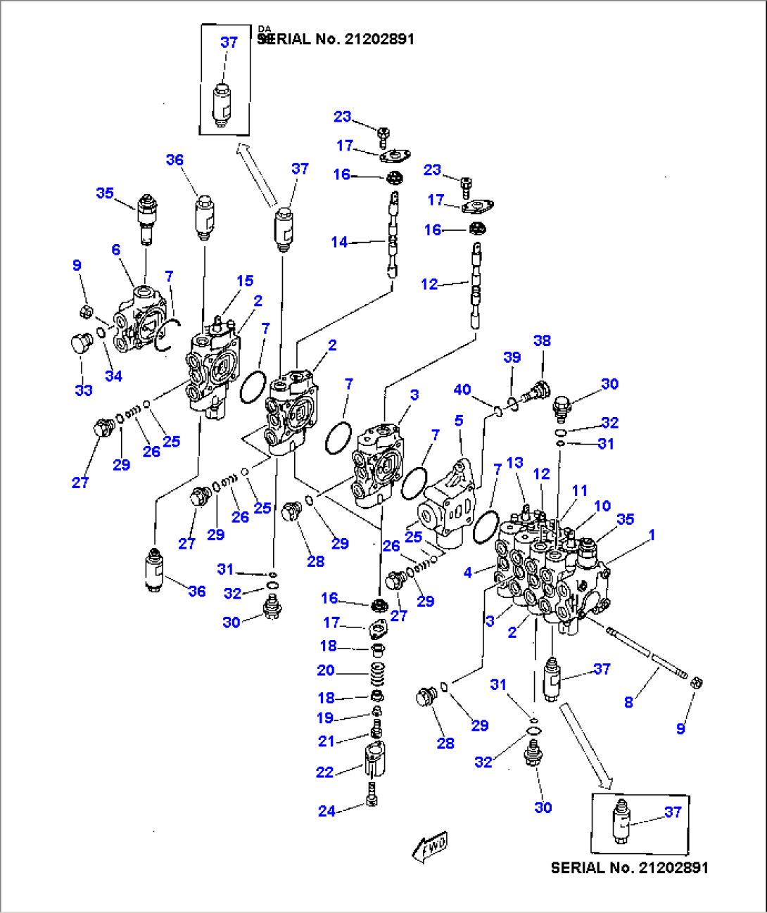 7-SPOOL CONTROL VALVE (1st PART)