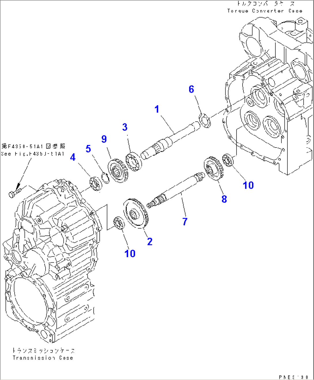 TRANSMISSION (INPUT SHAFT AND 3RD AND 4TH GEAR)