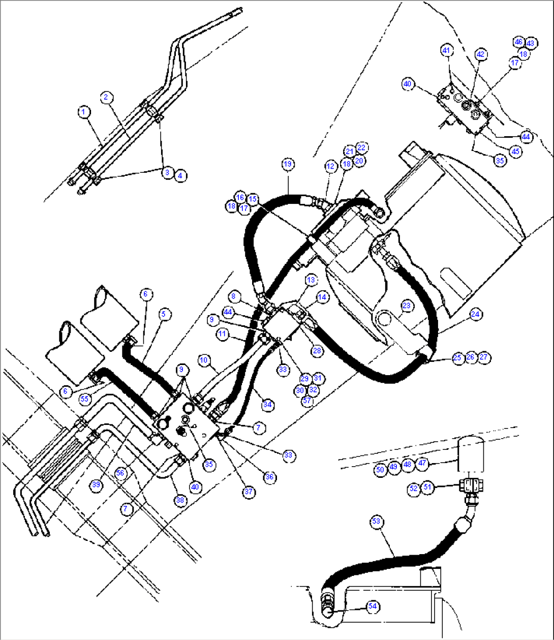 HYDRAULIC SYSTEM PIPING