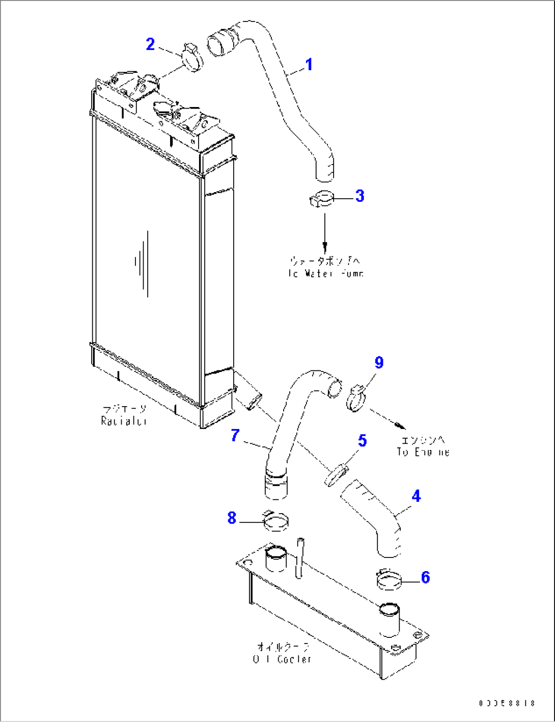 COOLING (WATER HOSE)