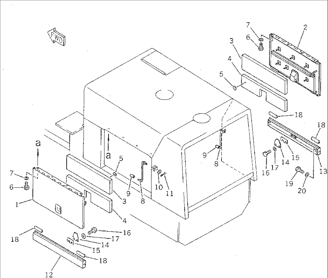 ENGINE SIDE COVER(#10001-19999)