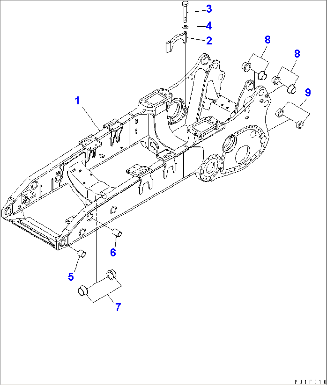 MAIN FRAME (FOR CUSHION DOZER)