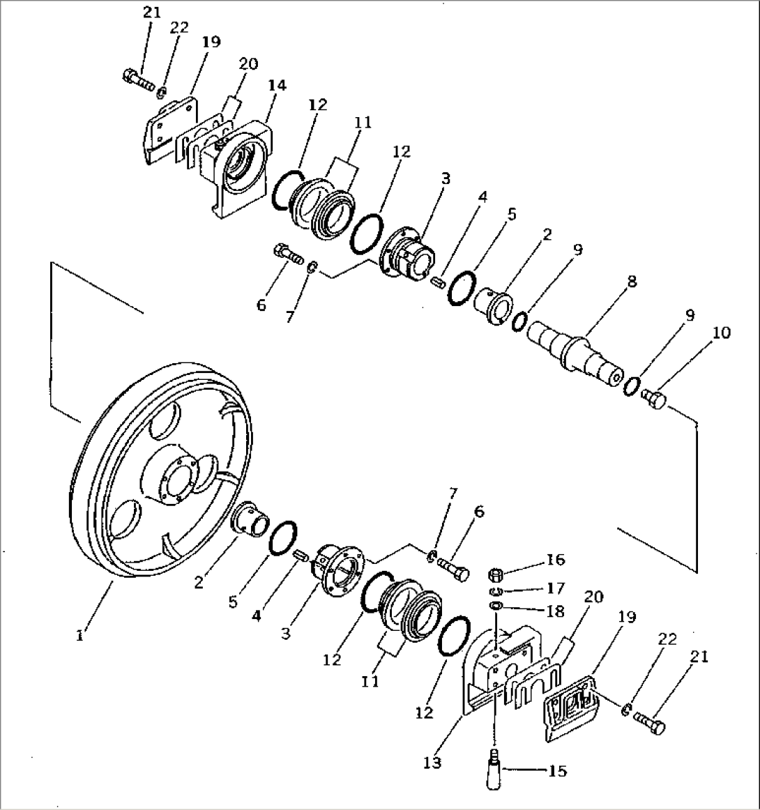 FRONT IDLER(#41001-41183)