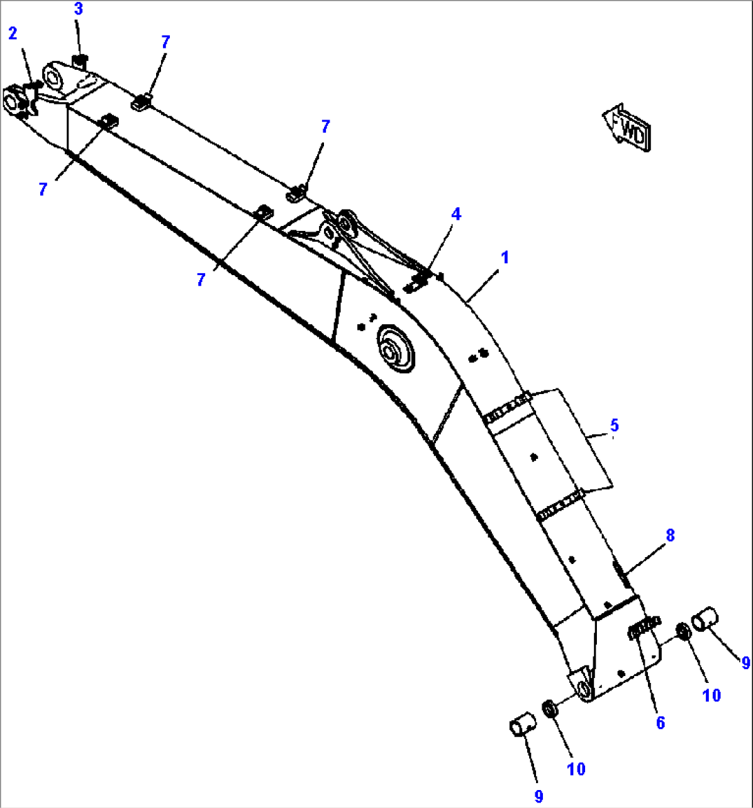 T1110-01A1 BOOM (S/N A89694- )