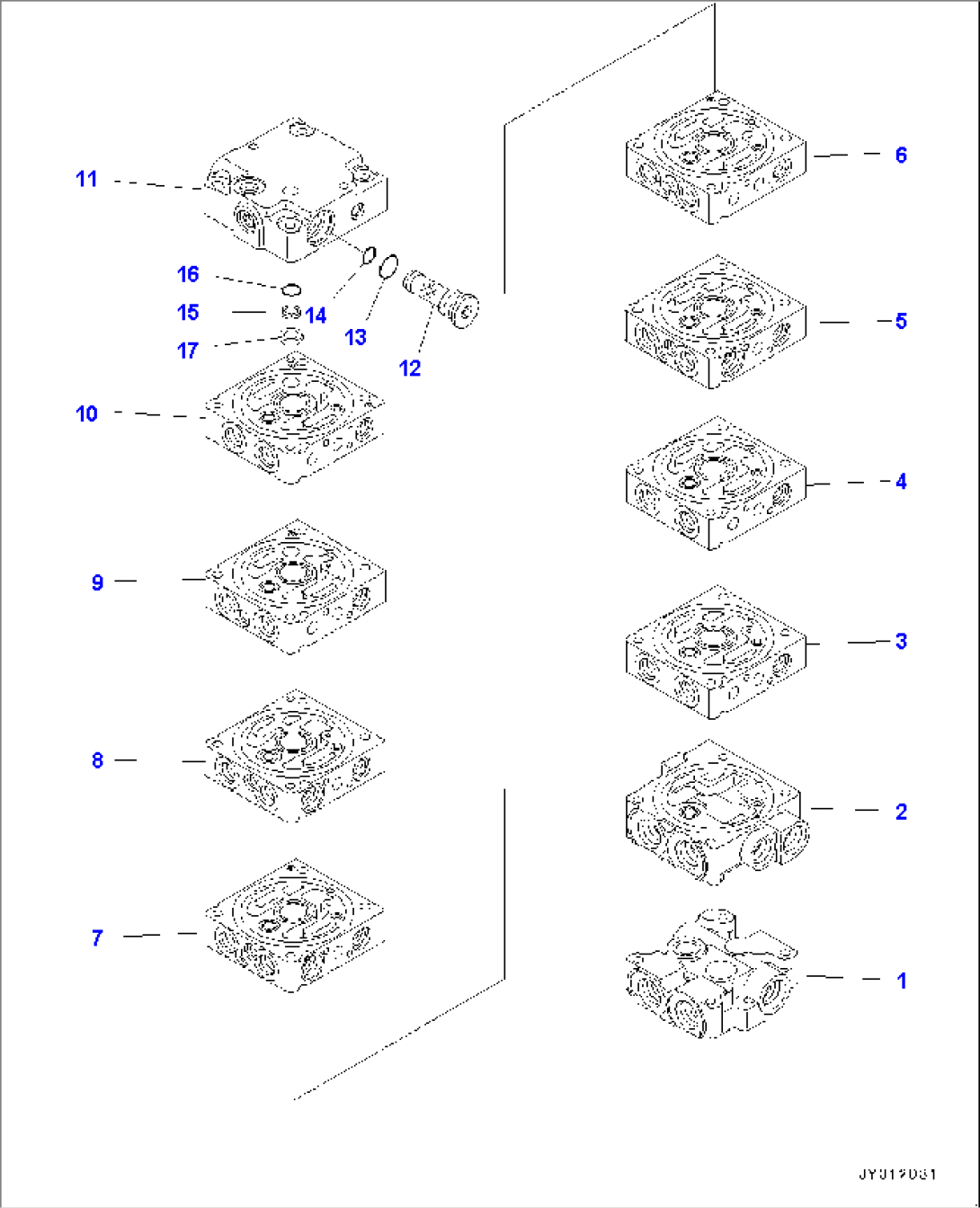 Control Valve, 8-Valve (1/11) (#21001-)