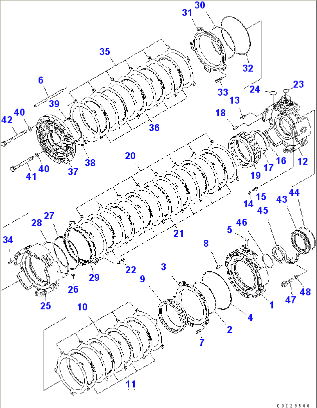TRANSMISSION (2ND¤ 3RD¤ FOWARD AND REVERSE HOUSING)