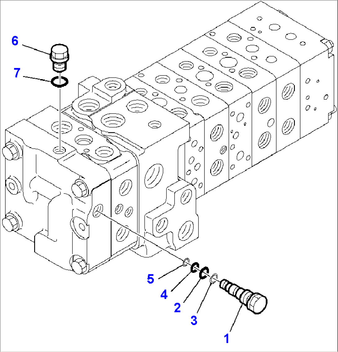 8-SPOOL CONTROL VALVE (2/16)