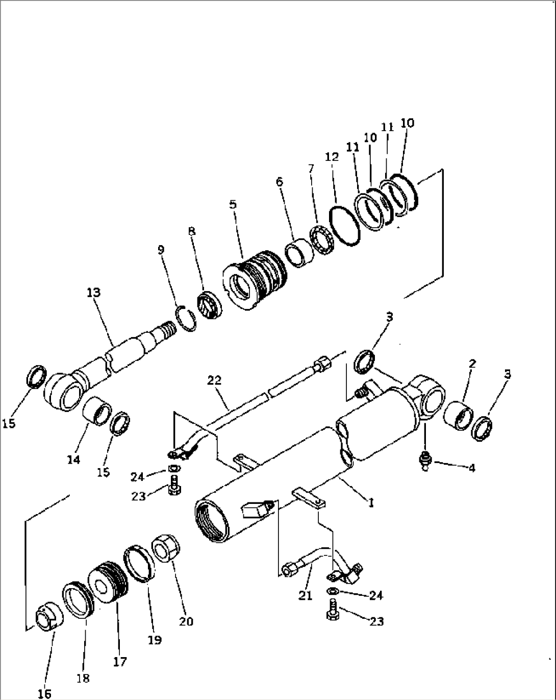 BOOM CYLINDER (FOR CAB)