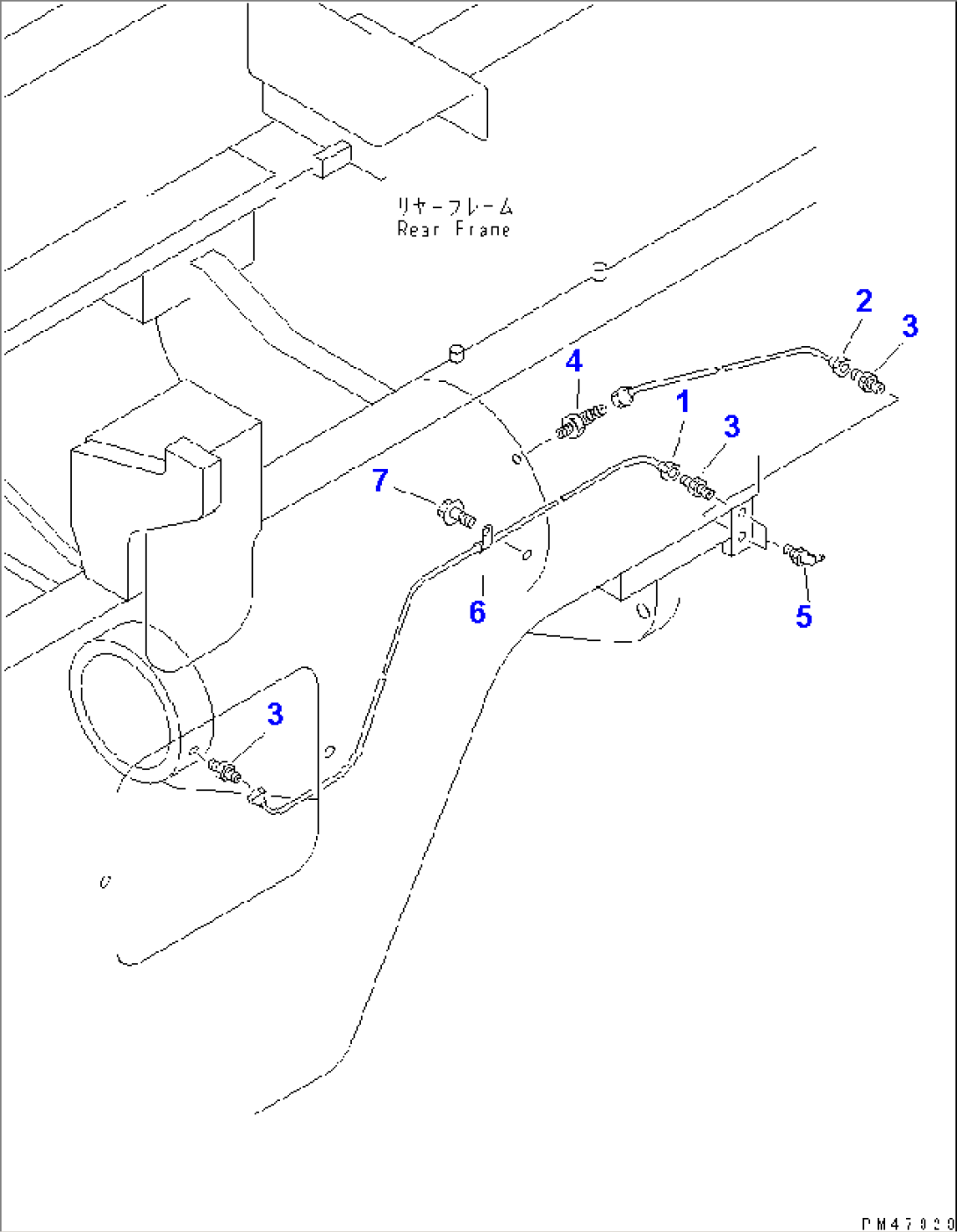 LUBRICATOR (REAR AXLE SUPPORT)(#50001-)
