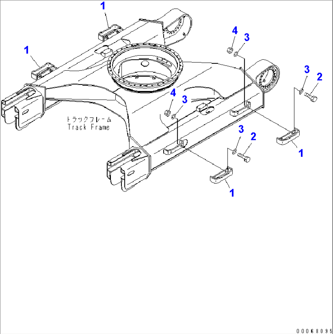TRACK FRAME ADDITIONAL STEP(#20001-)
