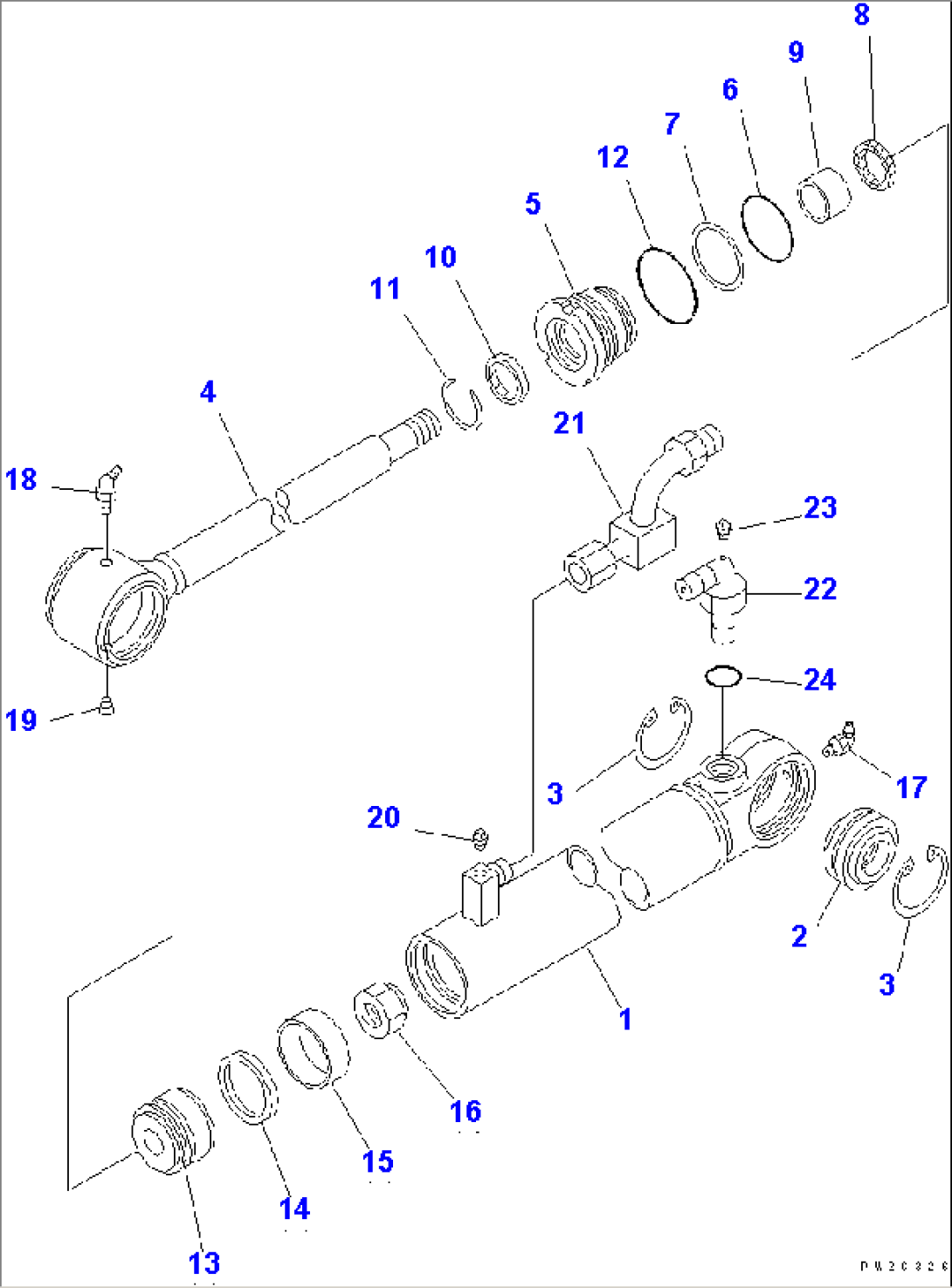 STEERING CYLINDER(#10191-)